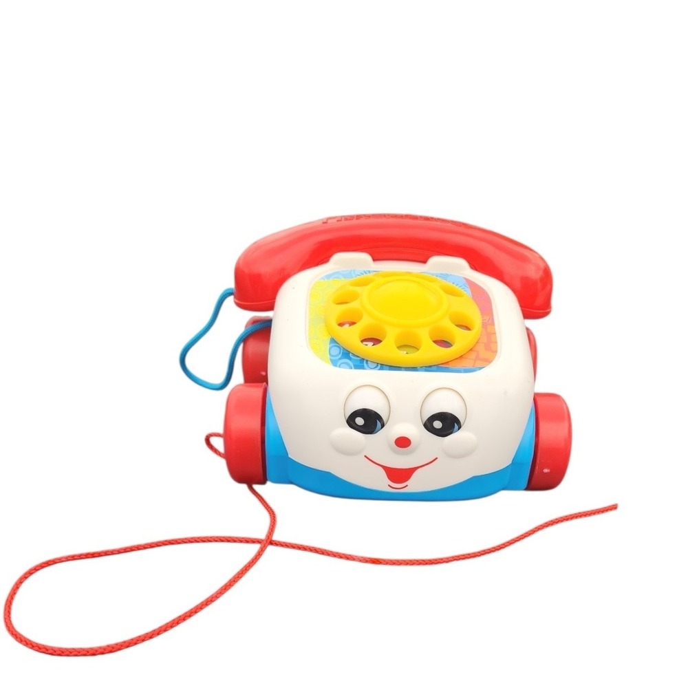Fisher Price Chatter Telephone Classic Pull Toy Rotary Dial 77816